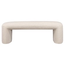 Mikhail Boucle Ottoman Bench